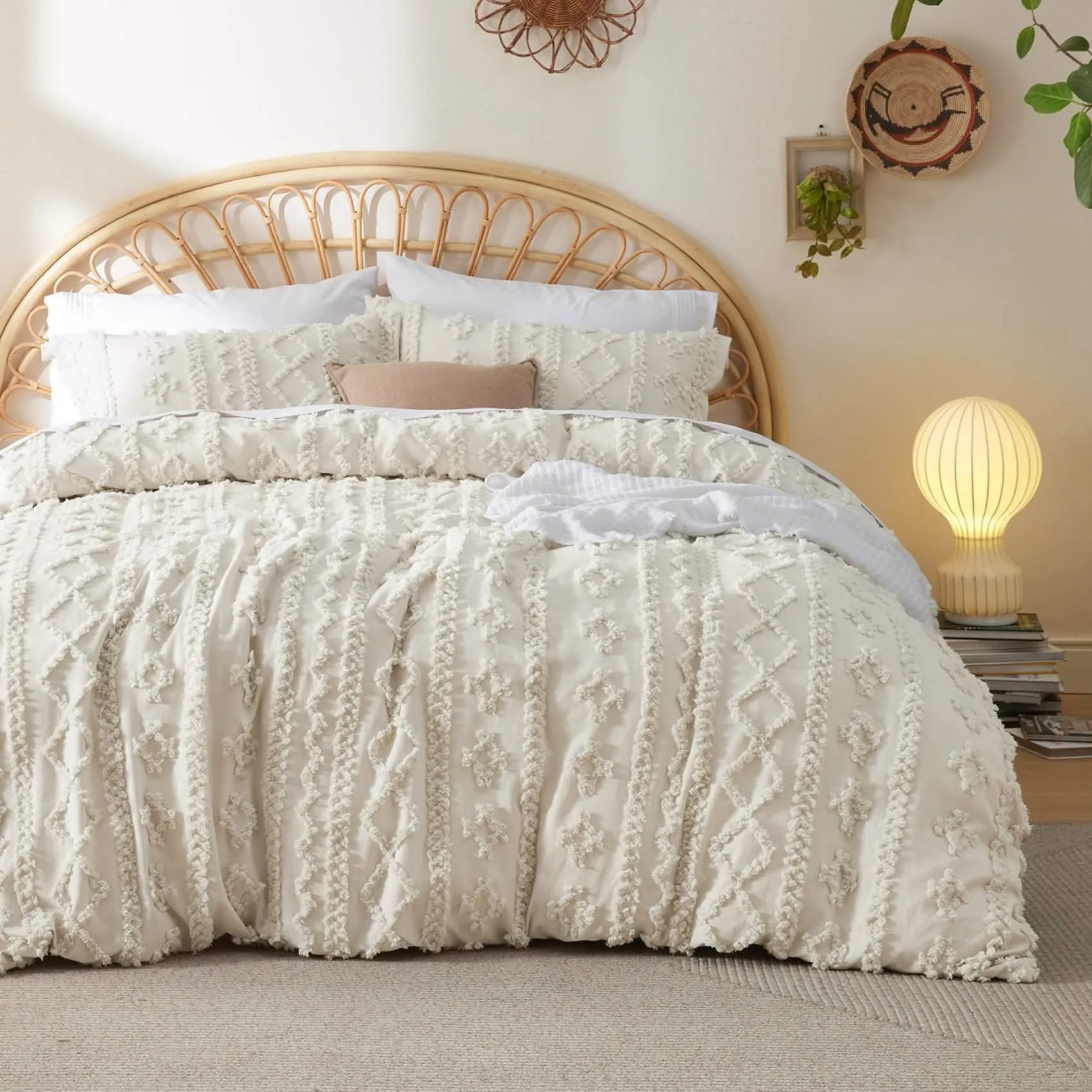 Bedsure Boho Duvet Cover Set