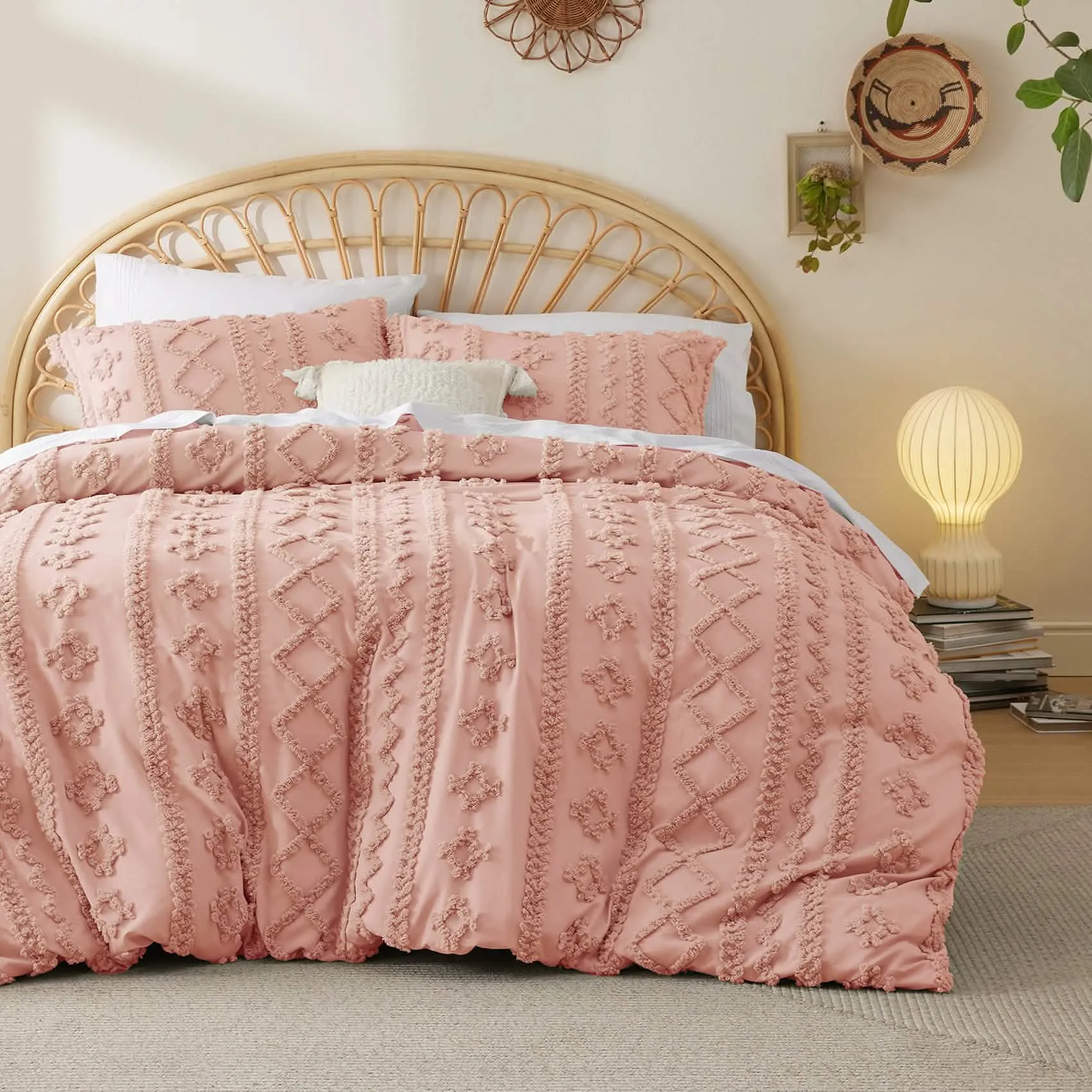 Bedsure Boho Duvet Cover Set