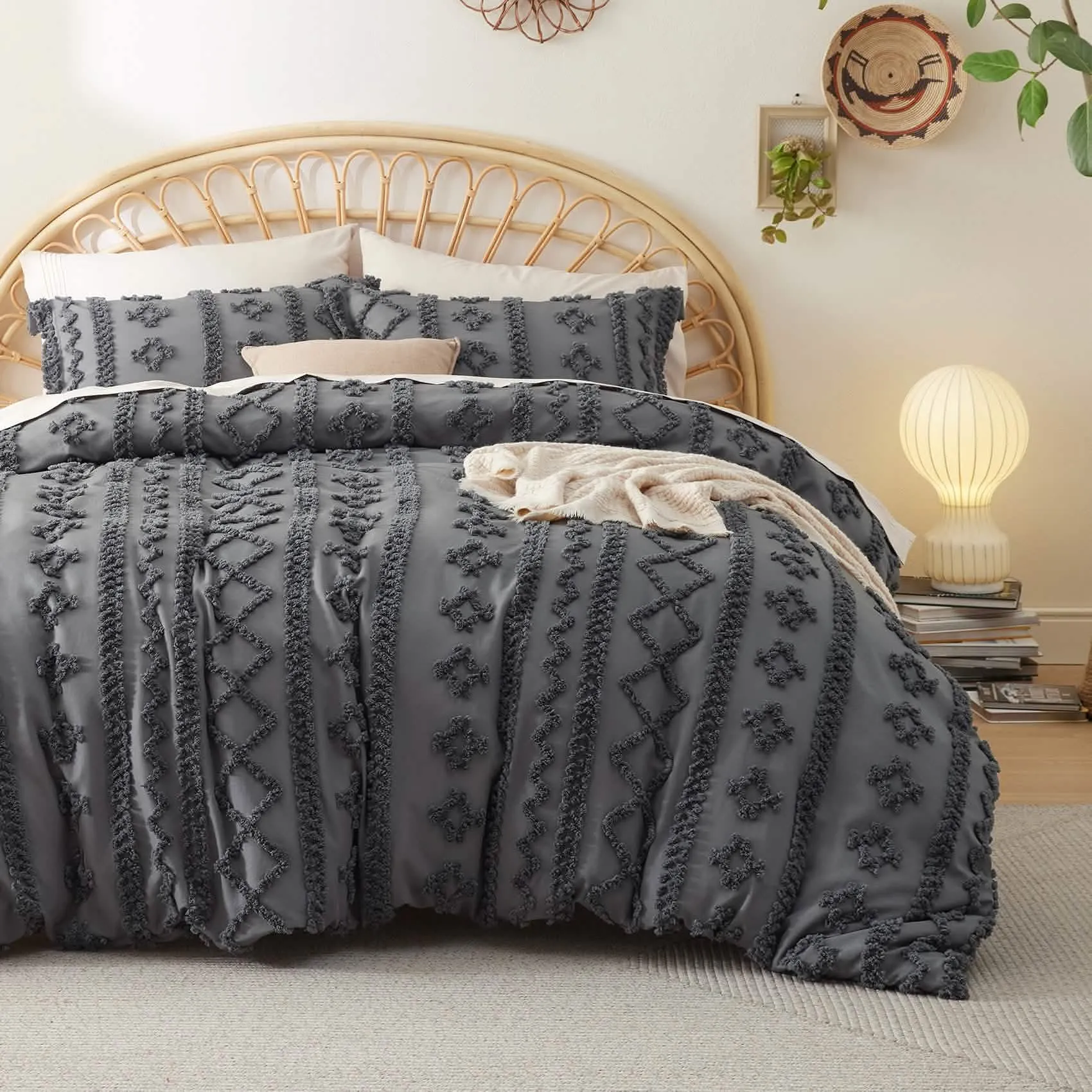 Bedsure Boho Duvet Cover Set