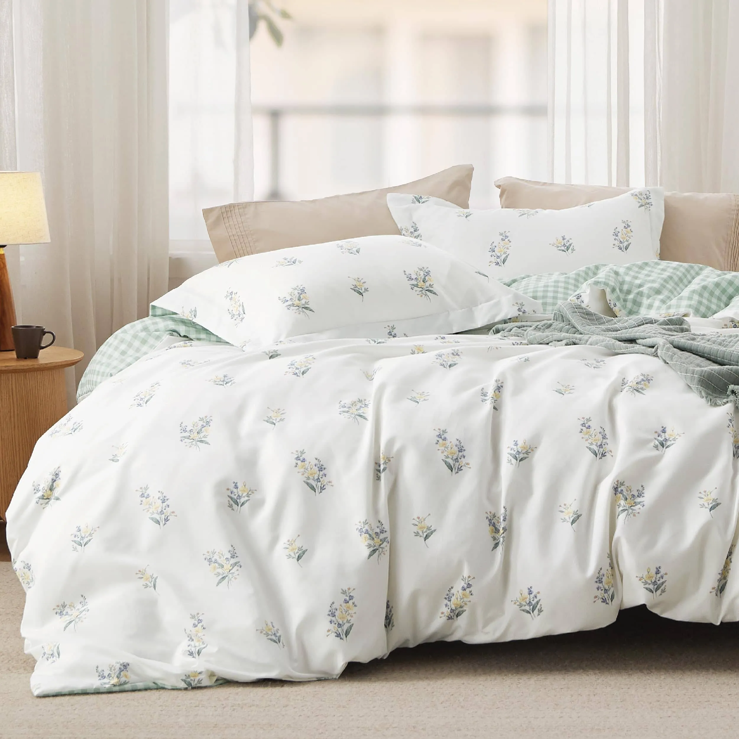 Bedsure Microfiber Duvet Cover Set Twin