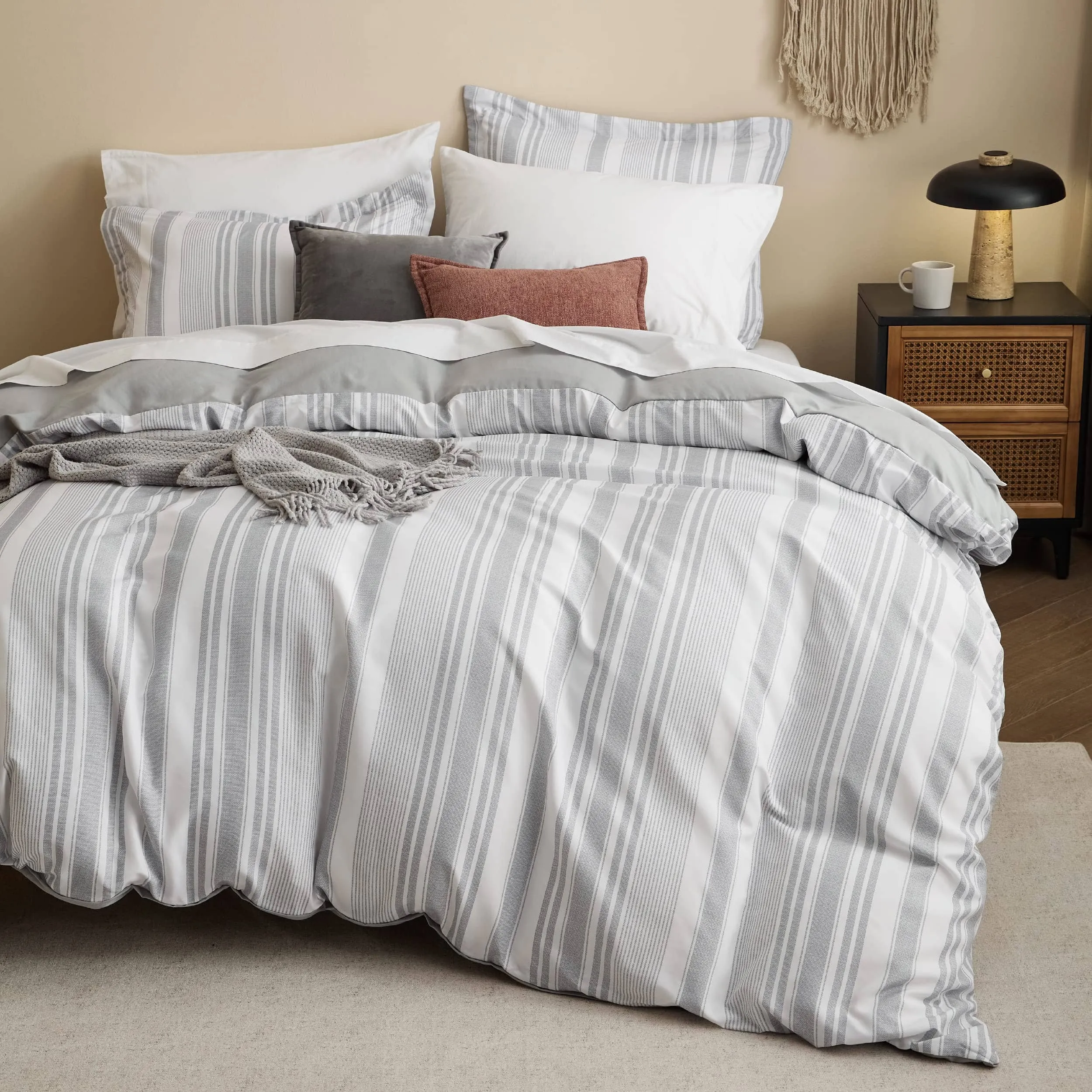 Bedsure Microfiber Duvet Cover Set Twin