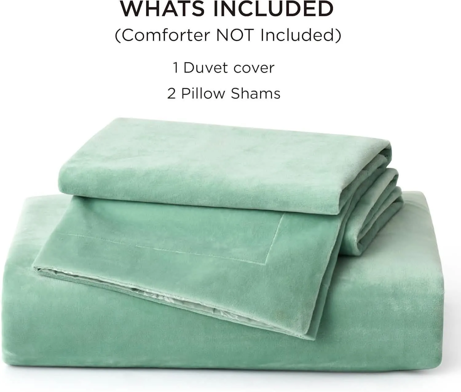 Bedsure Reversible Two-Tone Sherpa Duvet Cover Set