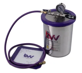 Best Value Vacs 1.5 Gallon Tall Stainless Steel Vacuum Chamber