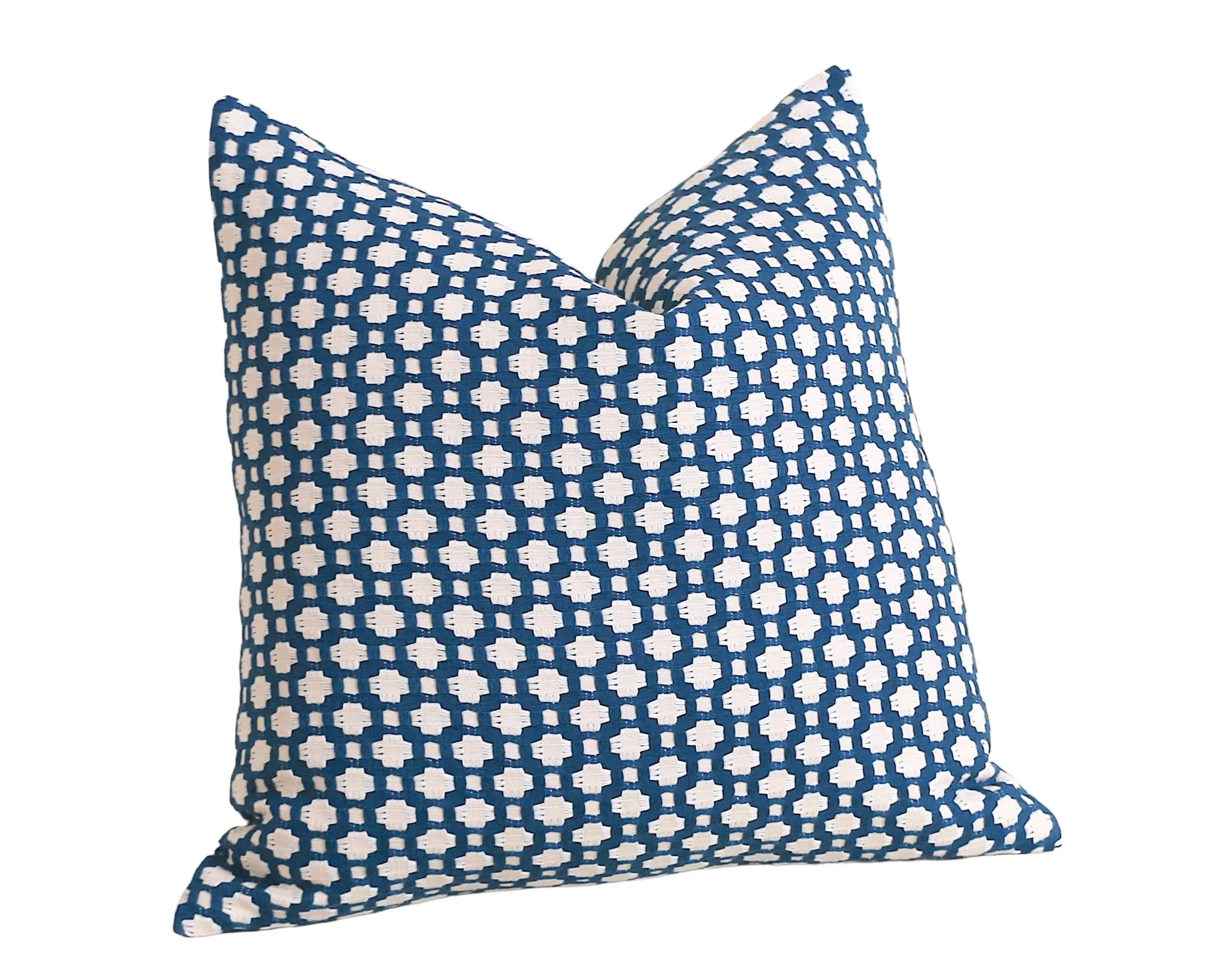 Betwixt Indigo Pillow Cover / 12x21 Schumacher Pillow Case / Schumacher Indigo Betwixt Pillow Cover / Woven Indigo 12x18 12x21 12x24 14x36