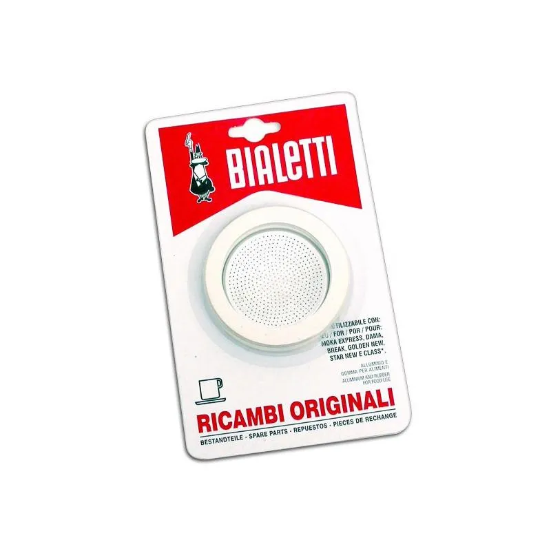 Bialetti Moka Express 9-Cup Replacement Seals and Filter Kit