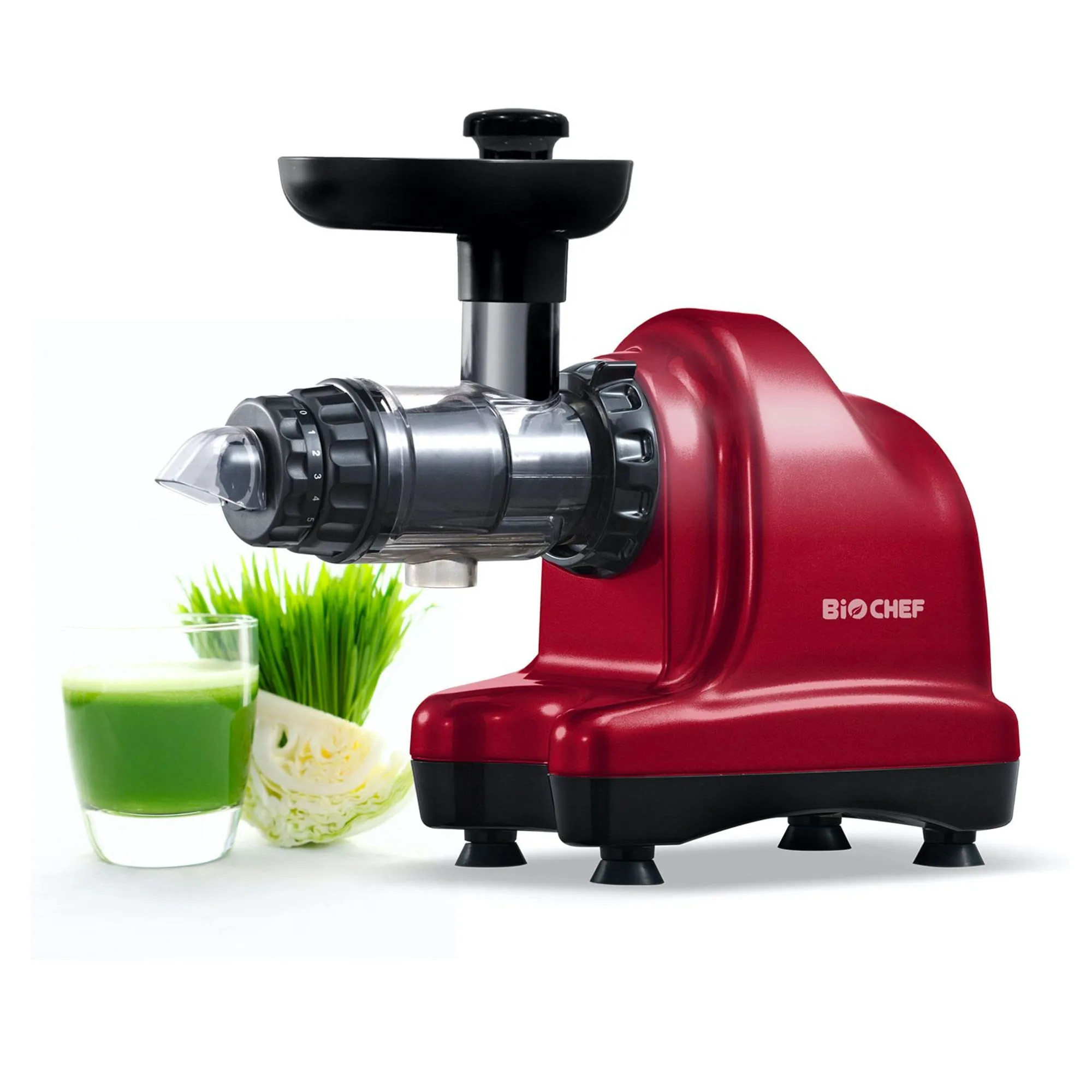 BioChef Axis Cold Press Juicer Red