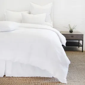 Blair Linen Duvet Set - White