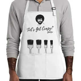 Bob Ross Apron | Let's Get Crazy!