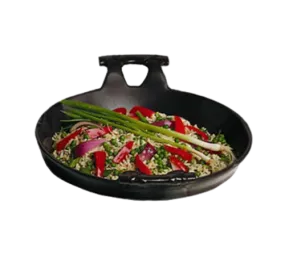 Bon Chef 6050BLKSPKLD Wok Pan