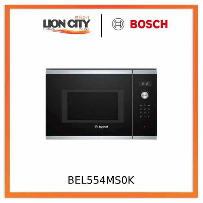 Bosch BEL554MS0K Serie | 6 Built-in micro wave with grill, Stainless steel