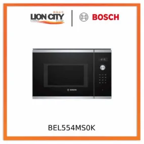 Bosch BEL554MS0K Serie | 6 Built-in micro wave with grill, Stainless steel