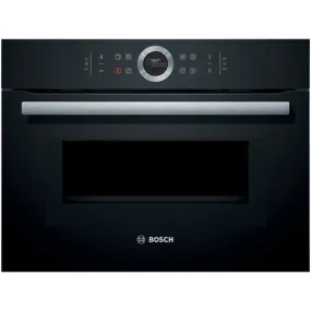 Bosch CMG633BB1B Serie 8 Built-in compact oven with microwave function 60 x 45 cm Black