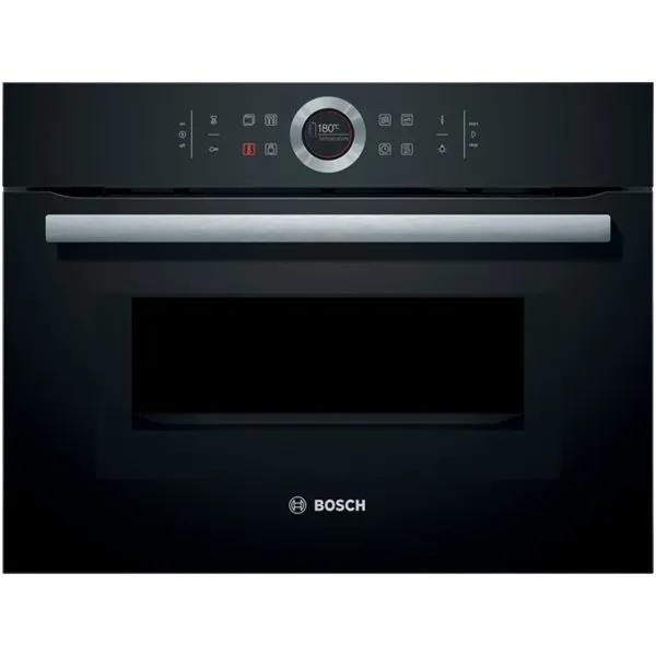 Bosch CMG633BB1B Serie 8 Built-in compact oven with microwave function 60 x 45 cm Black