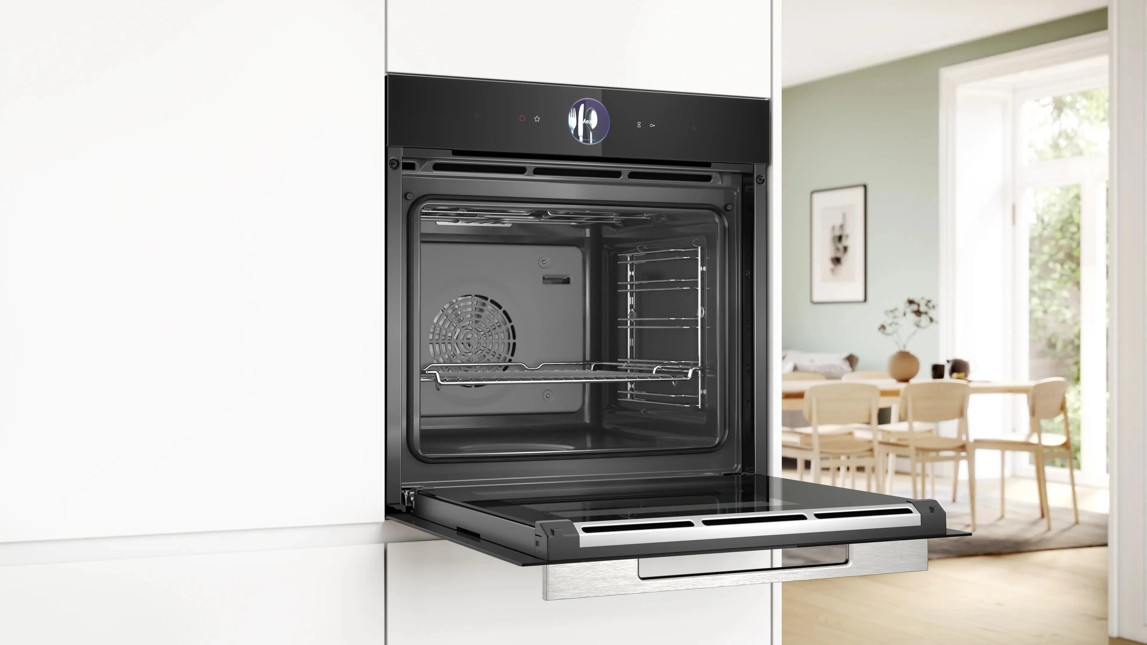 Bosch HSG7361B1 Series 8 Built-in oven with steam function 60 x 60 cm Black