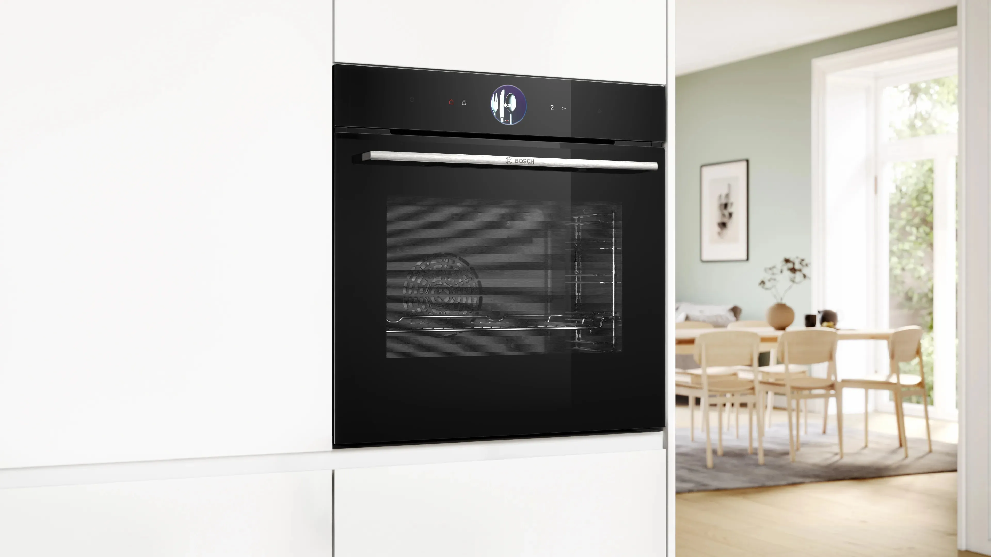 Bosch HSG7361B1 Series 8 Built-in oven with steam function 60 x 60 cm Black