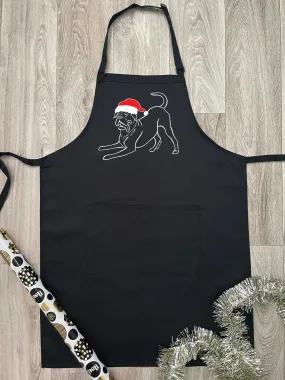 Boxer Christmas Edition Bib Apron