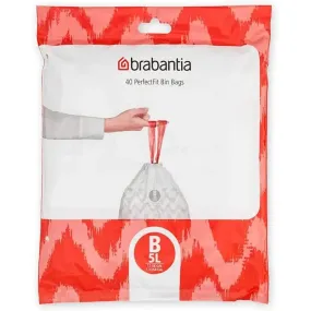 Brabantia Perfectfit Waste Bin Bags [20 Bag Roll] - 5 Litre - Code B