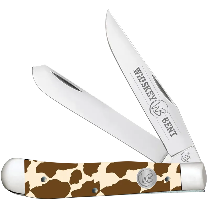 Brown Hide Trapper Knife