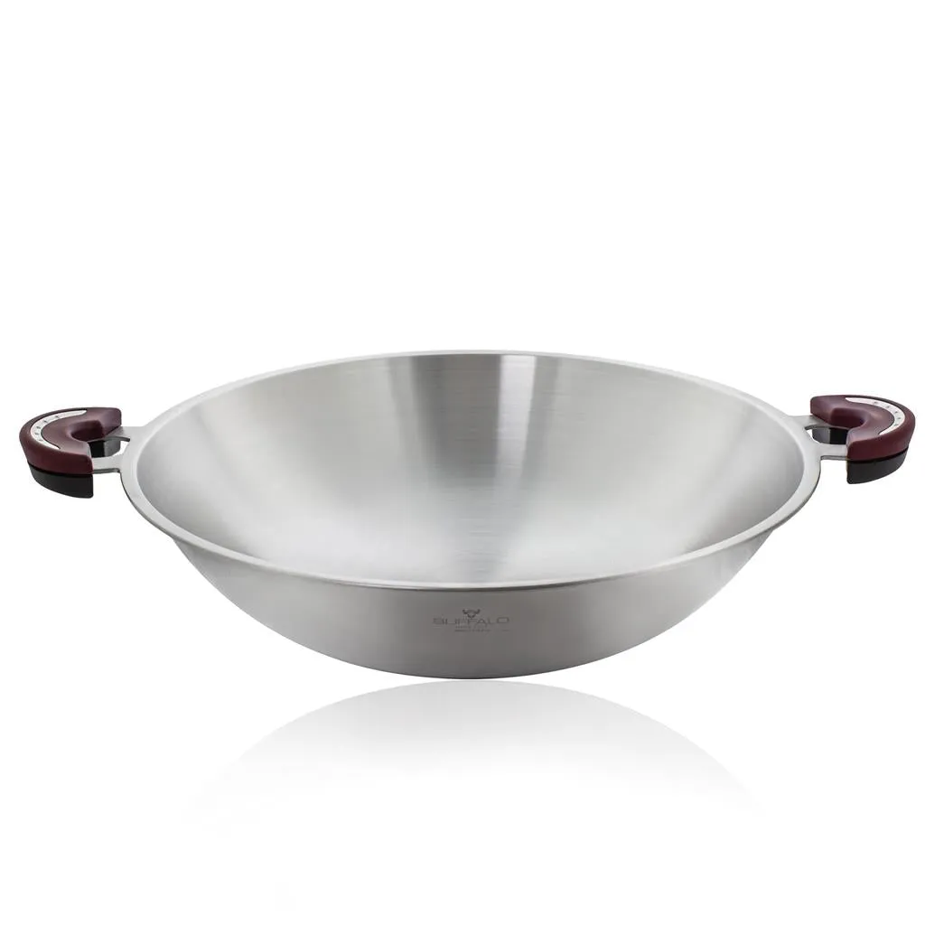 Buffalo Function Series S/S Round Wok 15 Inch (WFU238R)