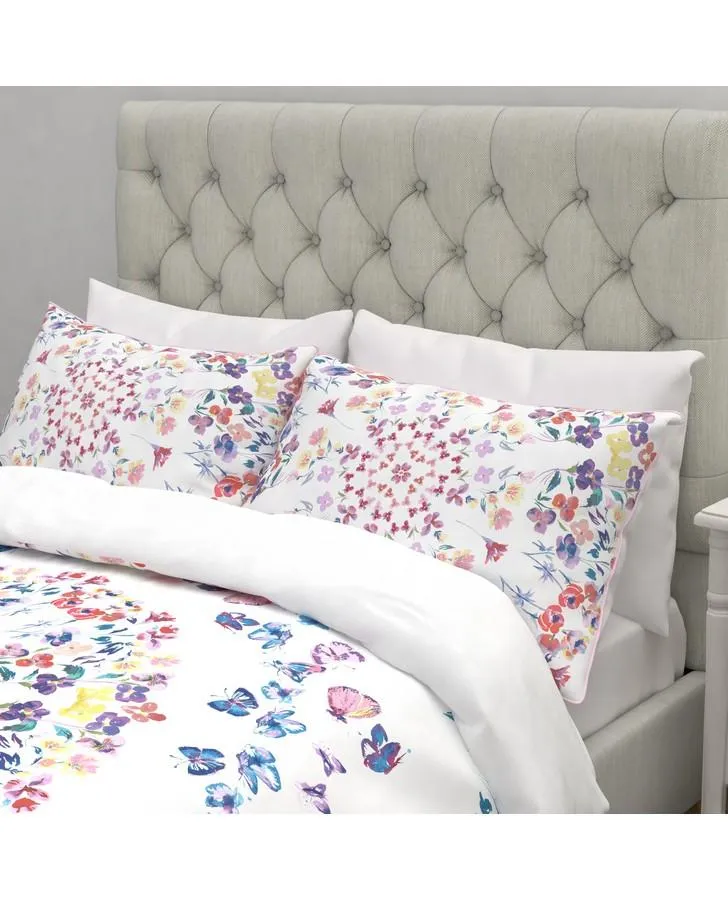 Butterfly Printed Duvet Cover Bedset