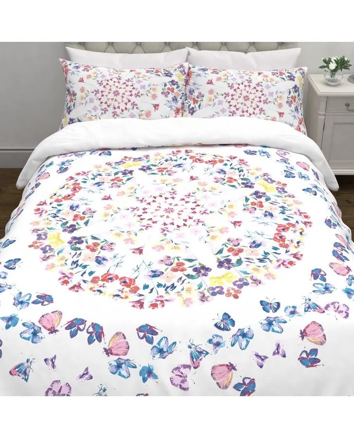 Butterfly Printed Duvet Cover Bedset