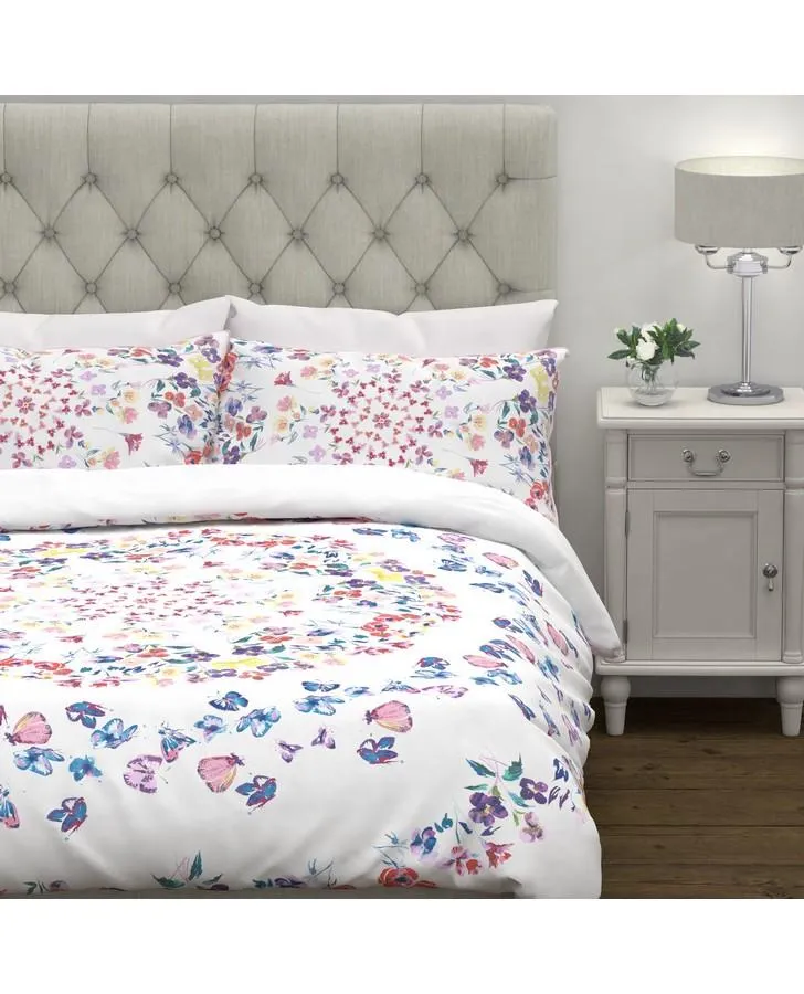 Butterfly Printed Duvet Cover Bedset