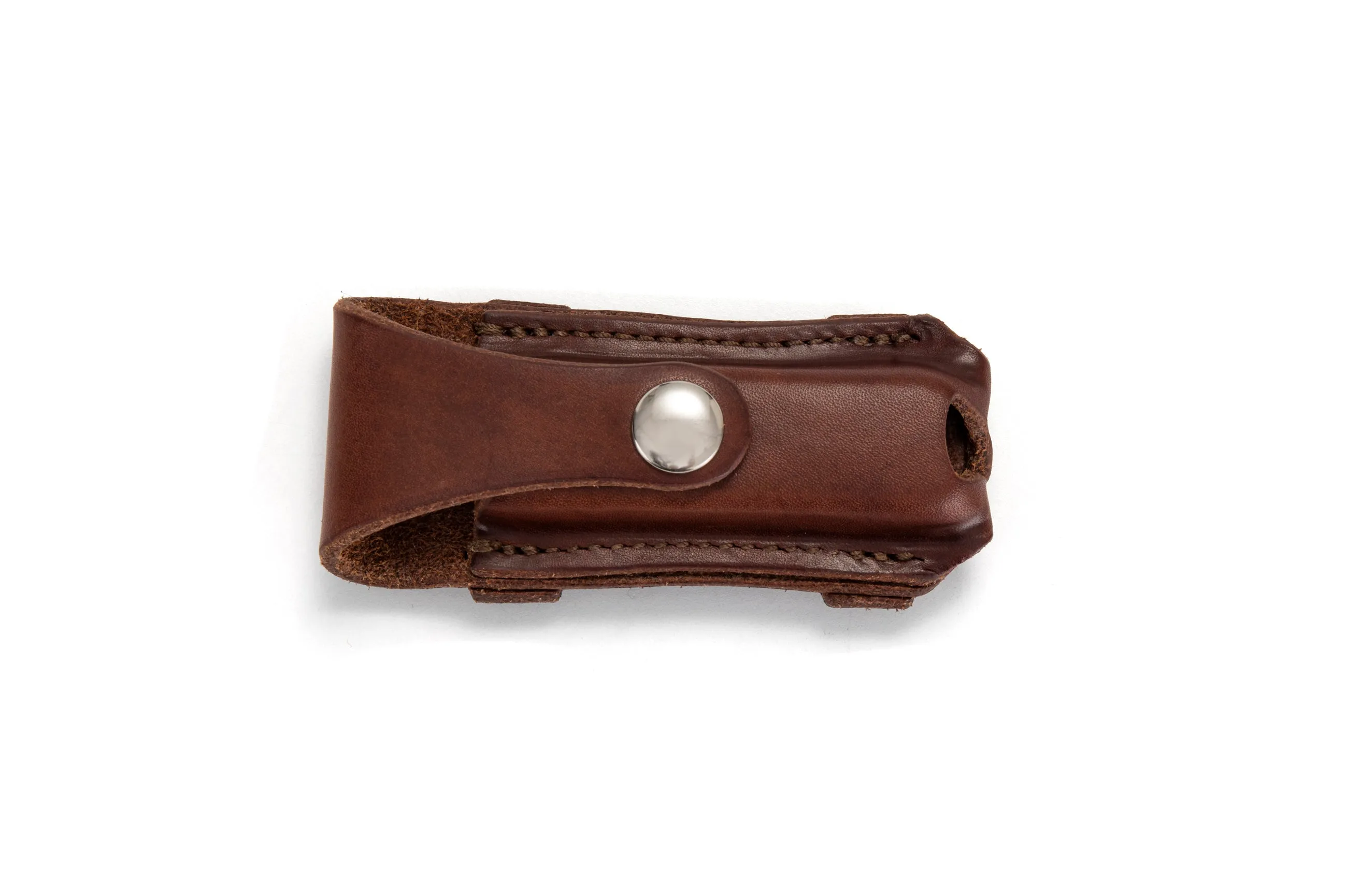 Button Close Pocket Knife Pouch - Natural