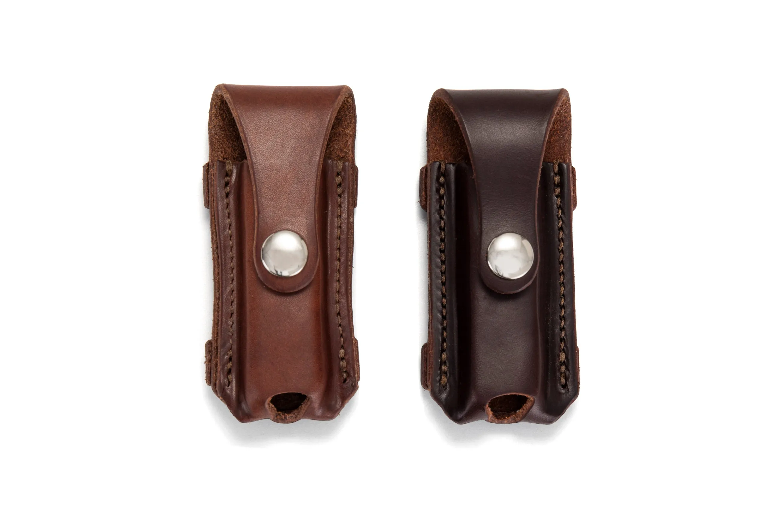 Button Close Pocket Knife Pouch - Natural