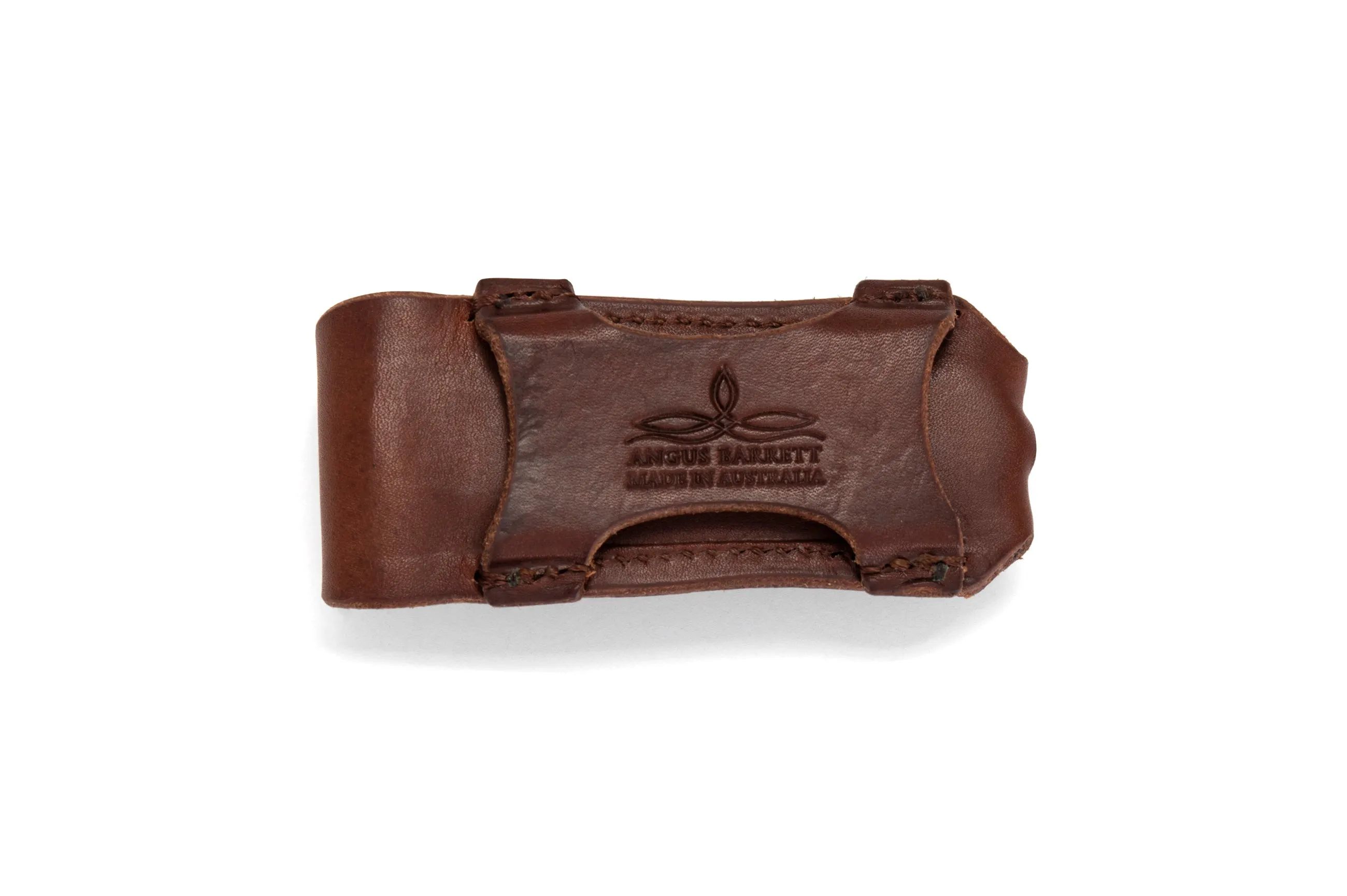 Button Close Pocket Knife Pouch - Natural