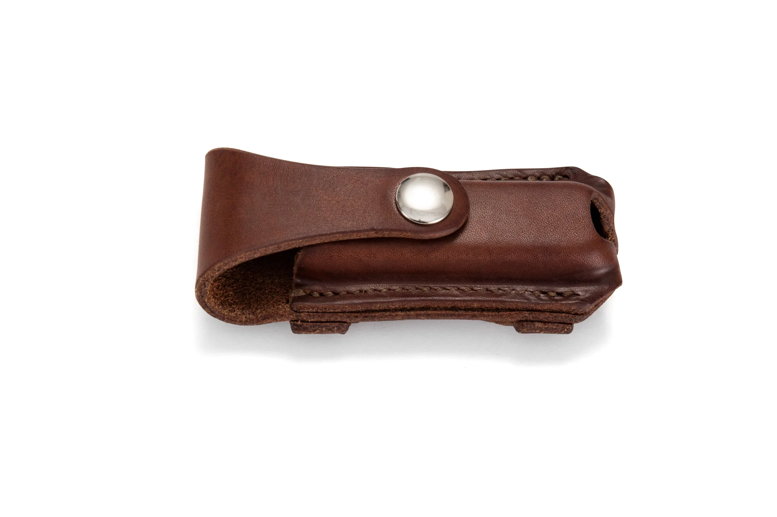 Button Close Pocket Knife Pouch - Natural