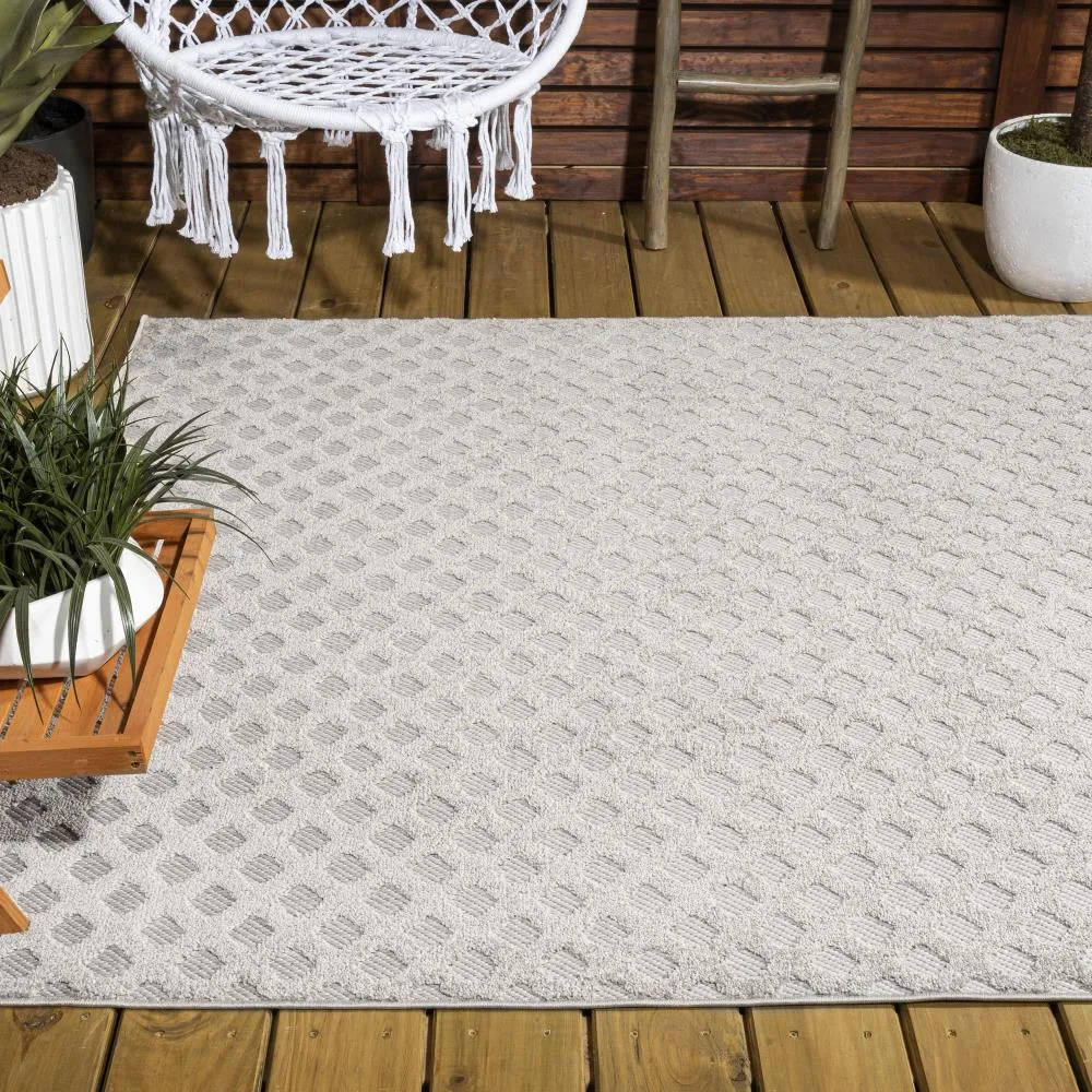 Castelo Rabat High-Low Pile Mini-Diamond Area Rug