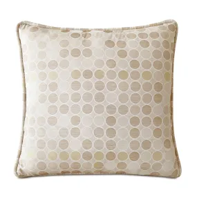 Champagne Glam Jacquard Throw Pillow Cover 24x24