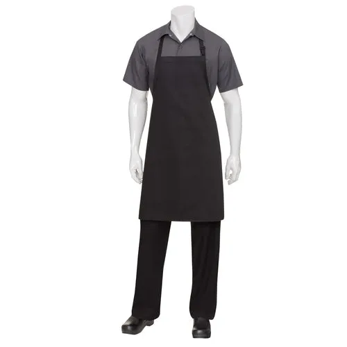 Chef Works F8 NPBLK0 Bib Apron