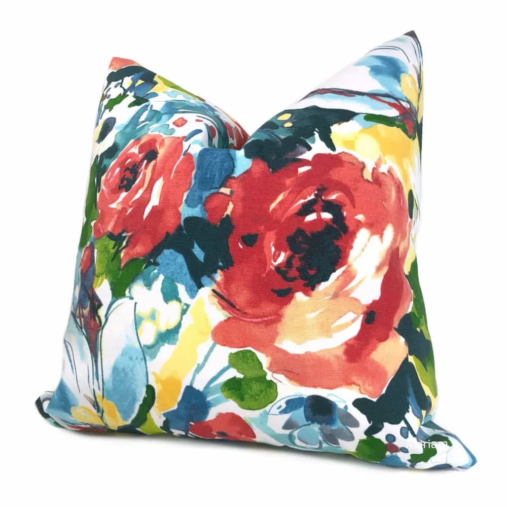 (CLEARANCE) Braelyn Multicolor Floral Indoor Outdoor Pillow Cover