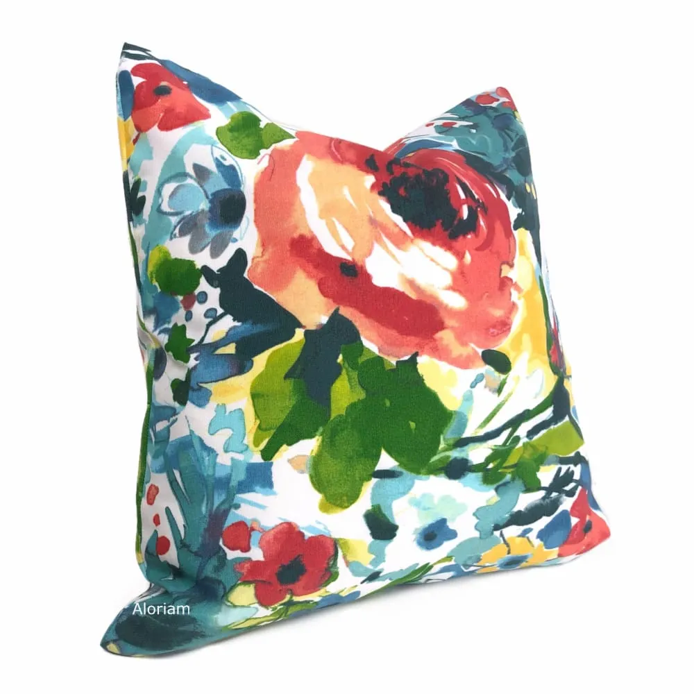 (CLEARANCE) Braelyn Multicolor Floral Indoor Outdoor Pillow Cover