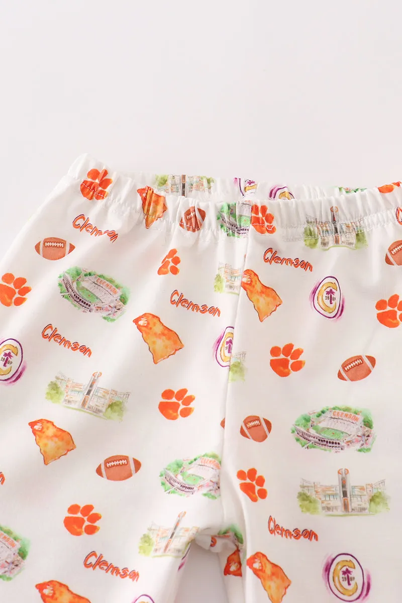 Clemson football baby boy pajamas set