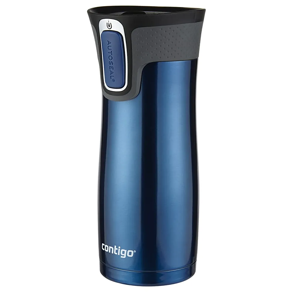 Contigo Autoseal W/Loop Vacuum Insulated Mug 470ml Steel/Blue