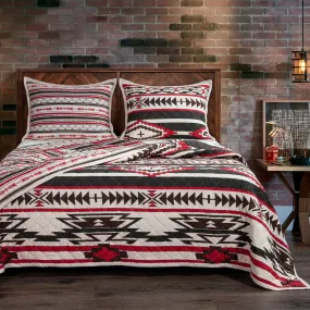 Cortez 3pc reversible quilt set