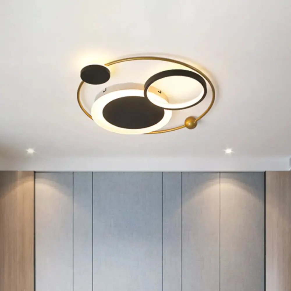 Creative LED Acrylic Flush Mount Lighting in Warm/White Light for Living Room