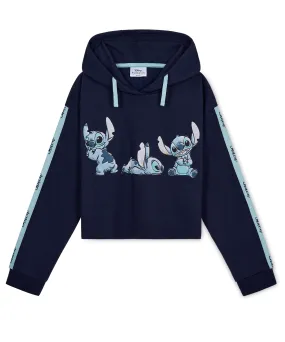 Disney Hoodie for Girls, Stitch  Sweatshirt, Fashion Top for Girls and Teens - Navy