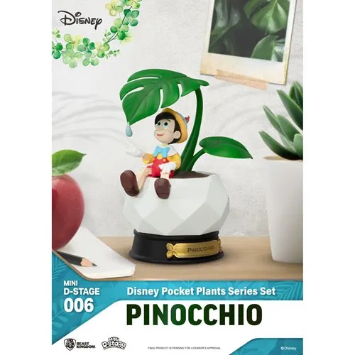 DISNEY POCKET PLANTS SERIES PINOCCHIO STATUE