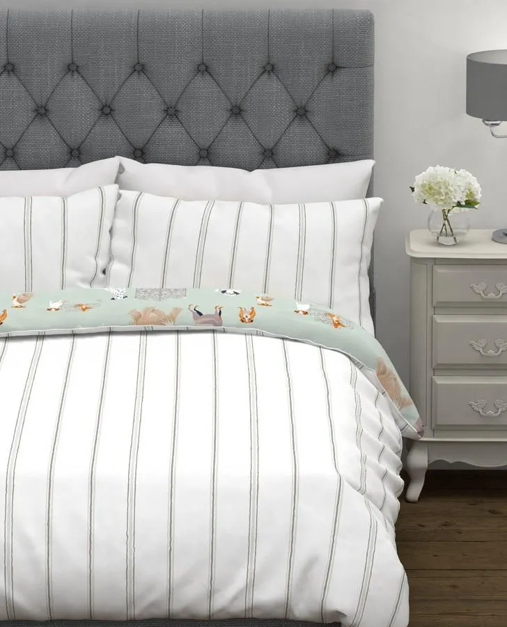 Dog Days Printed Duvet Cover Bedset