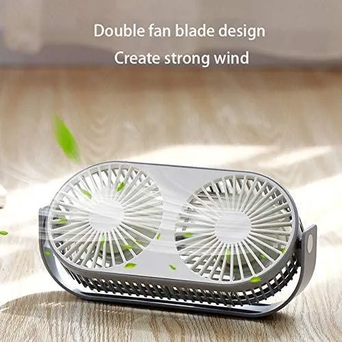 Double Desk Fan - Portable Aromatherapy