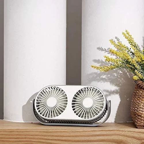 Double Desk Fan - Portable Aromatherapy