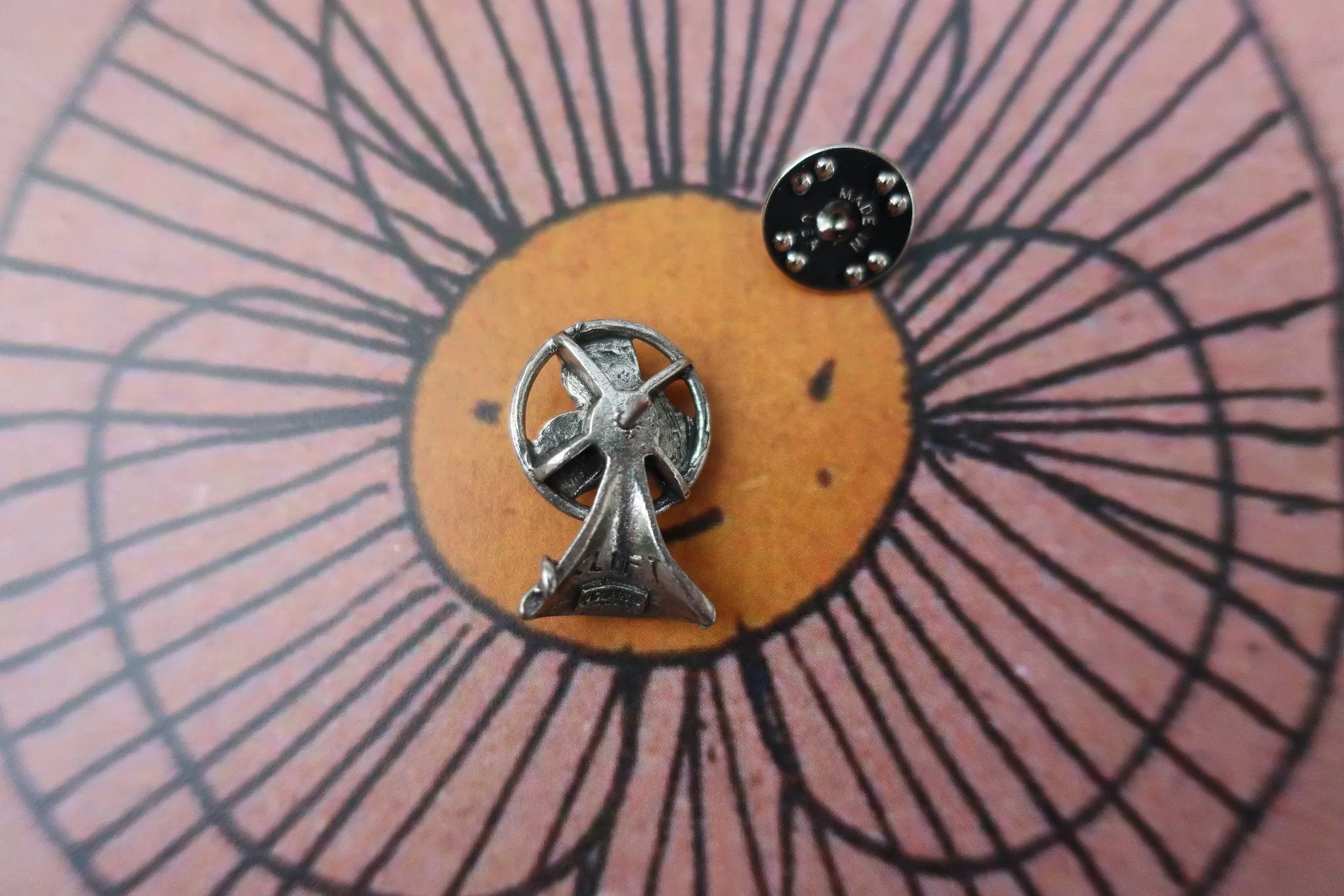 Electric Fan Lapel Pin