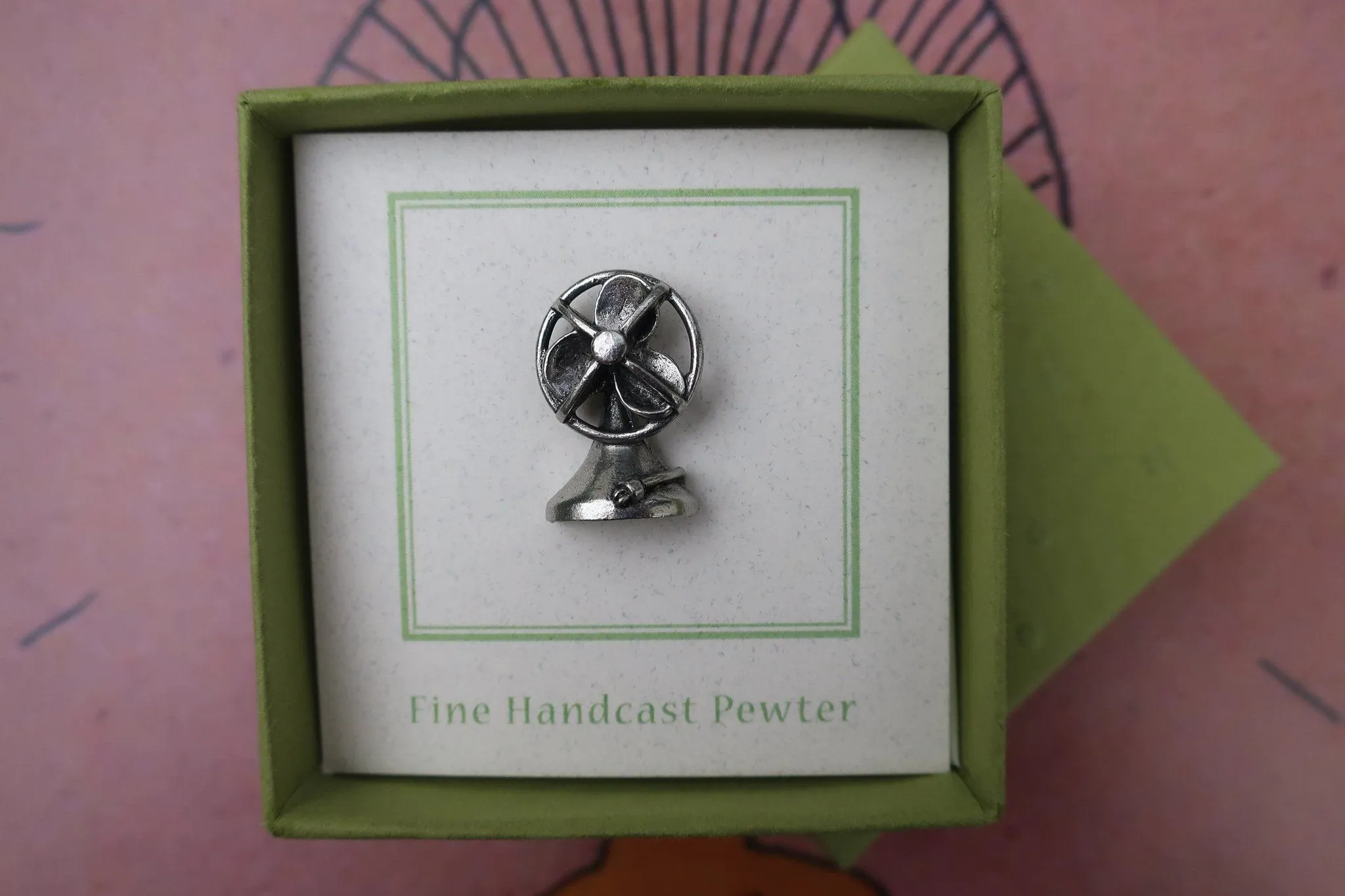 Electric Fan Lapel Pin