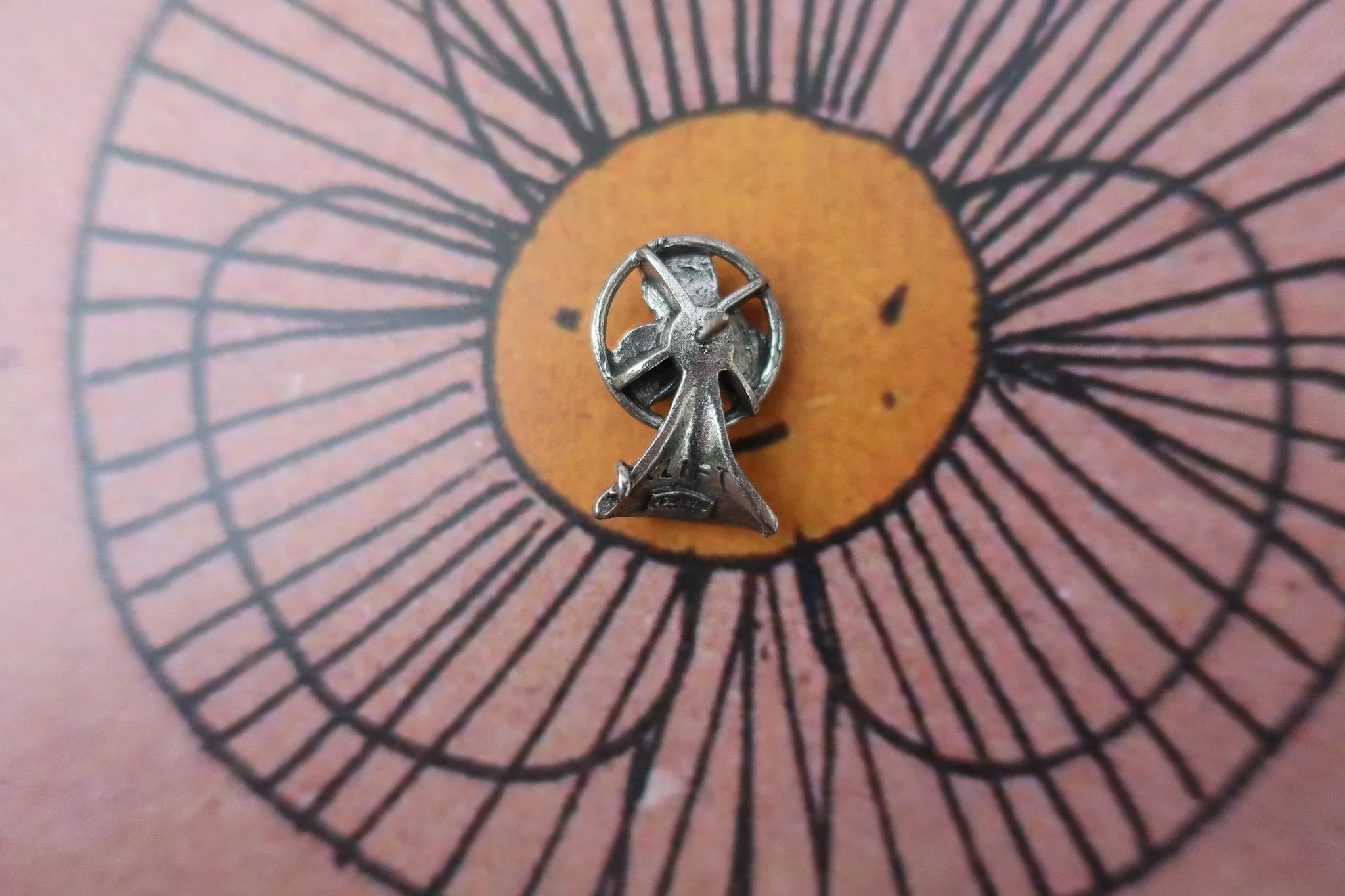 Electric Fan Lapel Pin