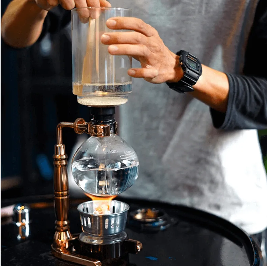 Elegant Glass Siphon Coffee Maker