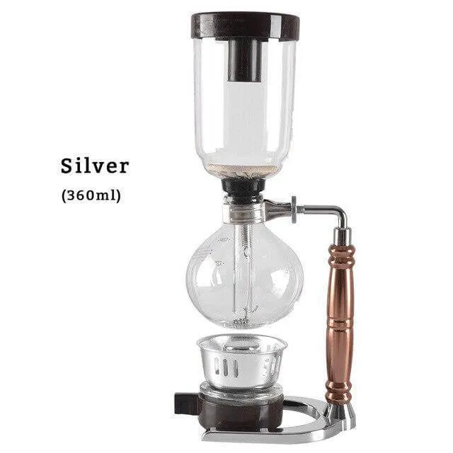 Elegant Glass Siphon Coffee Maker