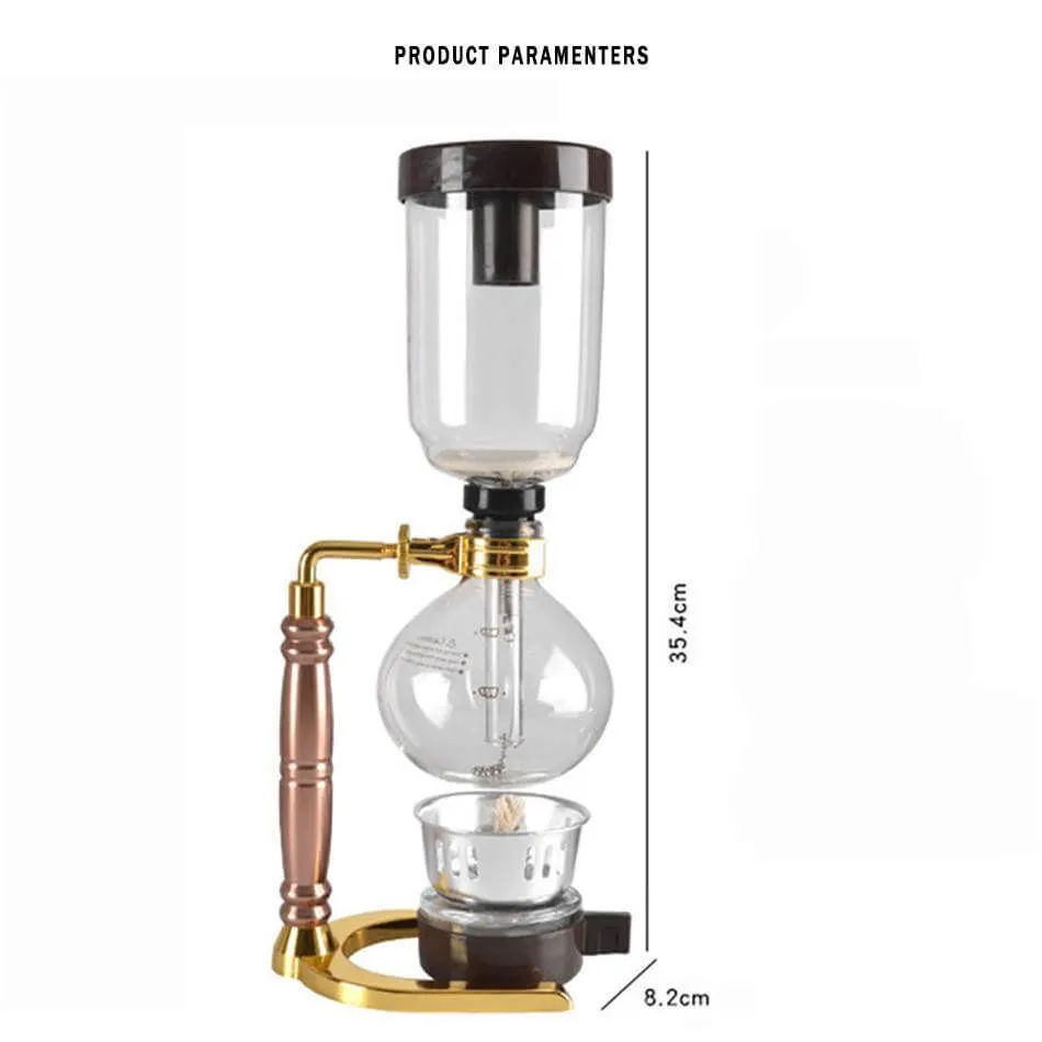 Elegant Glass Siphon Coffee Maker